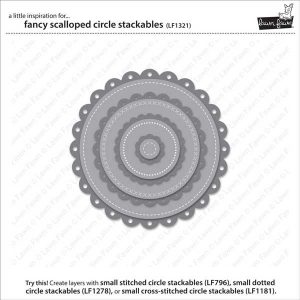 Lawn Fawn Fancy Scalloped Circle Stackables Lawn Cuts class=