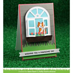 <span style="color:red;">PREORDER</span> Lawn Fawn Meow You Doin’ Stamp Set