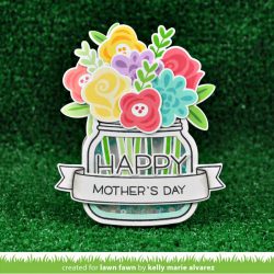<span style="color:red;">PREORDER</span> Lawn Fawn Happy Happy Happy Stamp Set