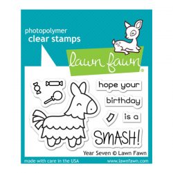Lawn Fawn Year Seven Stamp Set<span style="color:red;">Blemished</span>