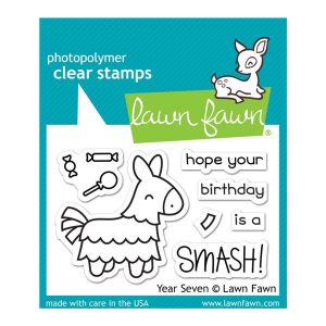 Lawn Fawn Year Seven Stamp Set<span style="color:red;">Blemished</span>