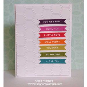 Whimsy Stamps Bold Banners Stamp Set class=