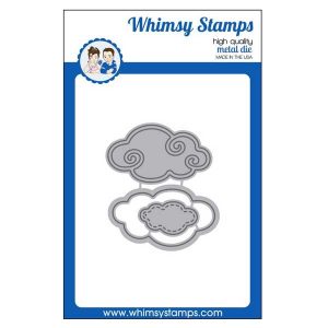 Whimsy Stamps Stitched Clouds Die Set