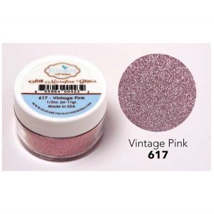 Elizabeth Craft Designs Silk Microfine Glitter – Vintage Pink