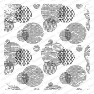 Impression Obsession Cover-a-Card Mesh Circles Background Stamp
