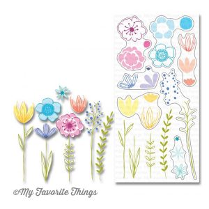 My Favorite Things Sketched Blooms 2 Stamp Set class=