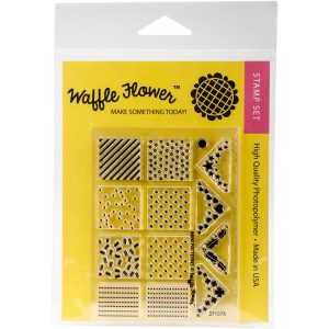 Waffle Flower Mini Patterns Stamp Set class=