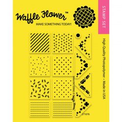 Waffle Flower Mini Patterns Stamp Set