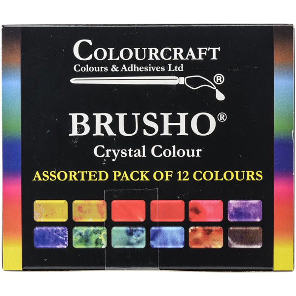 Brusho Crystal Colour, Lime Green, 15 Grams