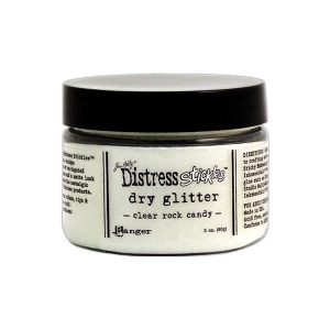 Tim Holtz Distress Stickles Dry Glitter- Clear Rock Candy