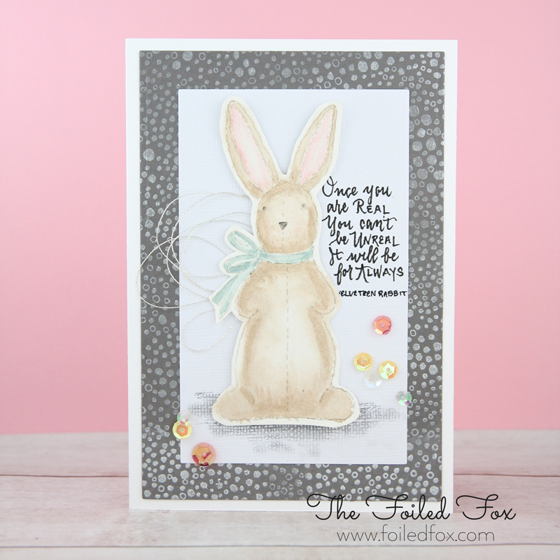 Velveteen Rabbit Card by Foiled Fox