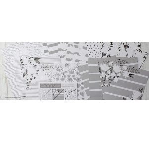 Concord & 9th Floral Fill-In Patterned Paper class=