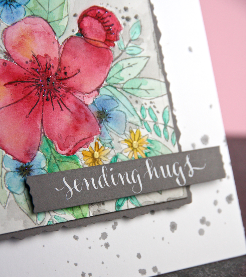 Sending Hugs To A Friend Card – The Foiled Fox