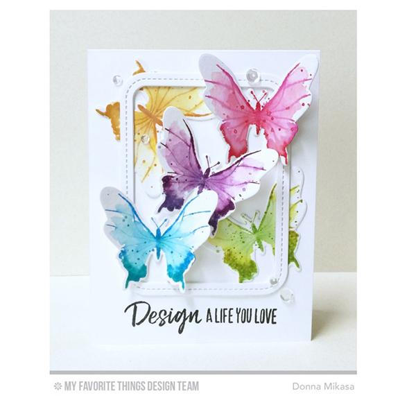 My Favorite Things Beautiful Butterflies Stamp Set - The Foiled Fox