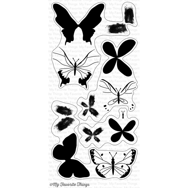 My Favorite Things Beautiful Butterflies Stamp Set - The Foiled Fox