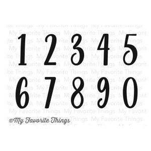 My Favorite Things Well-Connected Numbers Stamp Set