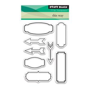 Penny Black This Way Clear Stamp Set