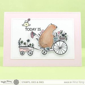 Waffle Flower Happy Day Stamp Set class=