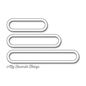 My Favorite Things Die-namics Oval Word Window Frames
