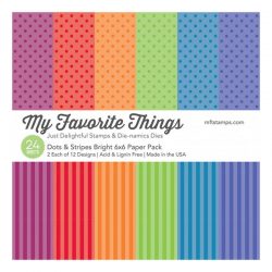 My Favorite Things Dots & Stripes Bright Paper Pack