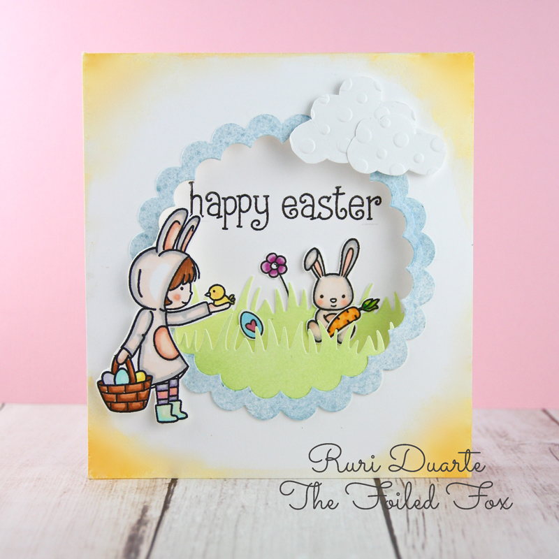 Easter Card by Ruri Duarte of The Foiled Fox