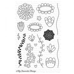 My Favorite Things Doodle Blossoms Stamp Set