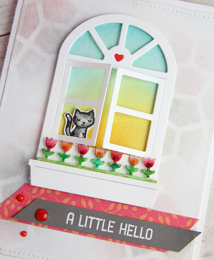 A Little Hello card by The Foiled Fox