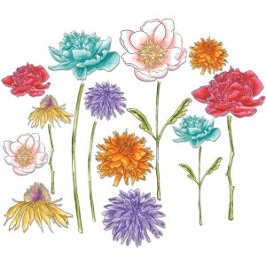 Sizzix Flower Garden and Mini Bouquet Framelits by Tim Holtz class=