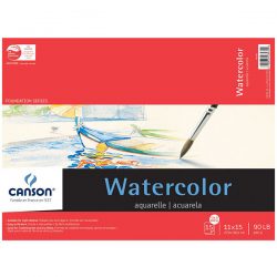 Canson 11" x 15" Watercolor Cold Press Paper Pad - 90lb. (185g)