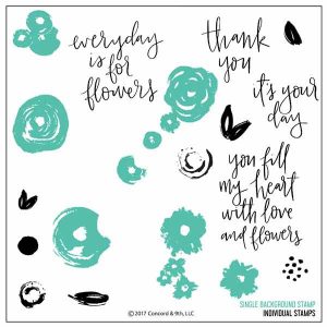 Concord & 9th Flower Turnabout Stamp Set