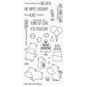 My Favorite Things BB Happy Hippos Stamp Set