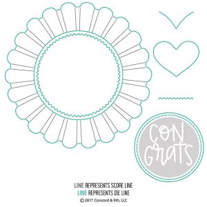 Concord & 9th Hooray Ribbon Dies