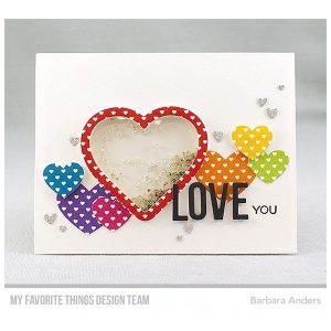 My Favorite Things Die-namics Heart Shaker Window & Frame class=