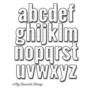 My Favorite Things Die-Namics Little Lowercase Letters