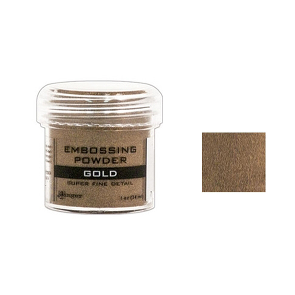 gold embossing powder