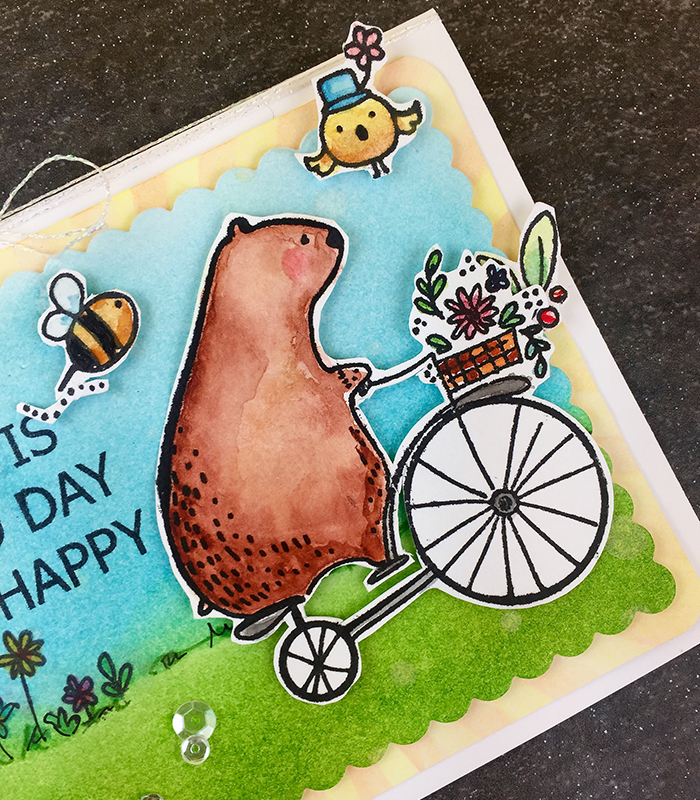 Happy Day card by The Foiled Fox