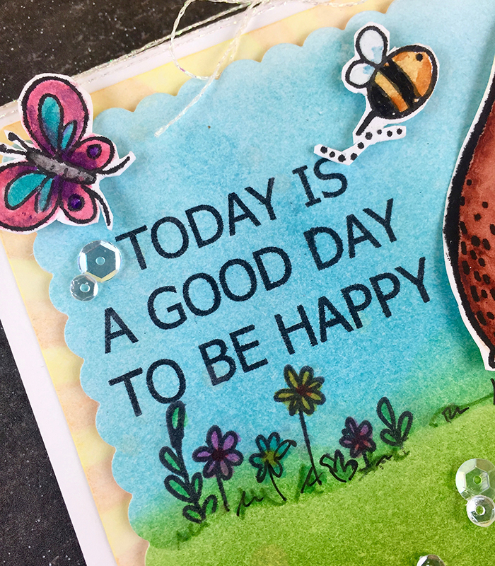 Happy Day card by The Foiled Fox
