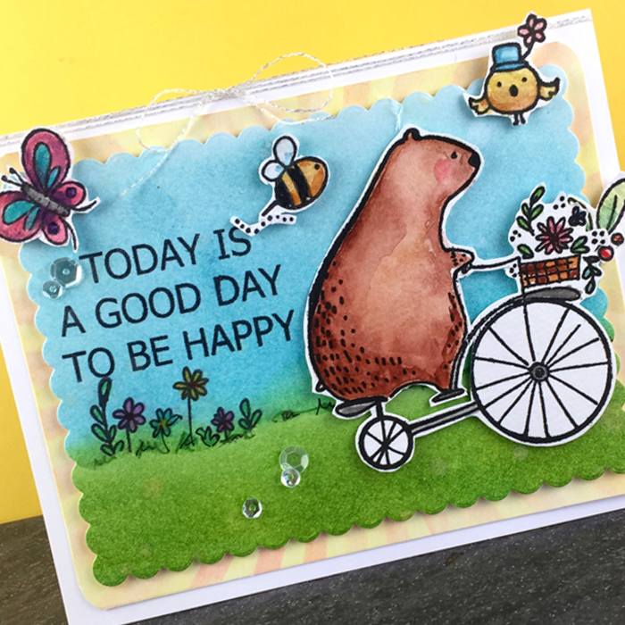 Happy Day card by The Foiled Fox