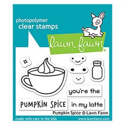 Lawn Fawn Pumpkin Spice Stamp Set<span style="color:red;">Blemished</span>