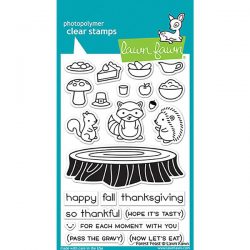 Lawn Fawn Forest Feast Stamp Set