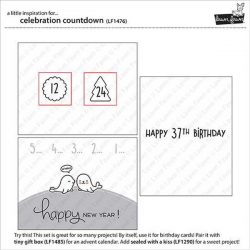 Lawn Fawn Celebration Countdown Stamp Set