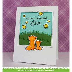 Lawn Fawn Outside In Stitched Square Stackables Lawn Cuts