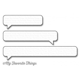 My Favorite Things Die-namics Essential Speech Bubbles