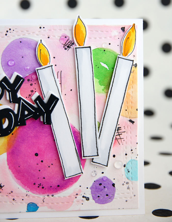 Happy Birthday Candles by Shauna Todd at The Foiled Fox