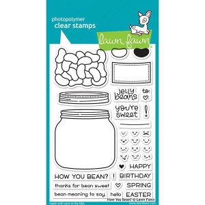 Lawn Fawn How Your Bean? Stamp Set