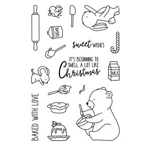 Neat & Tangled Holiday Baking Stamp Set class=