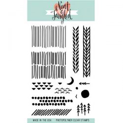 Neat & Tangled Landscape Textures Stamp Set