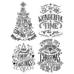 Stampers Anonymous Tim Holtz Doodle Greetings 2 Stamp