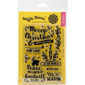 Waffle Flower Peace On Earth Stamp Set class=