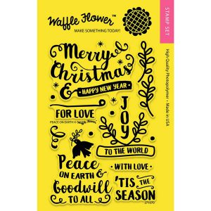 Waffle Flower Peace On Earth Stamp Set